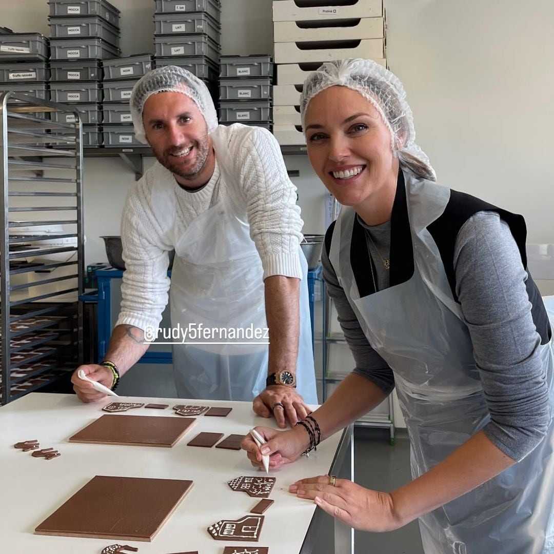 Helen Lindes y Rudy Fernández se convierten en maestros chocolateros en su último viaje