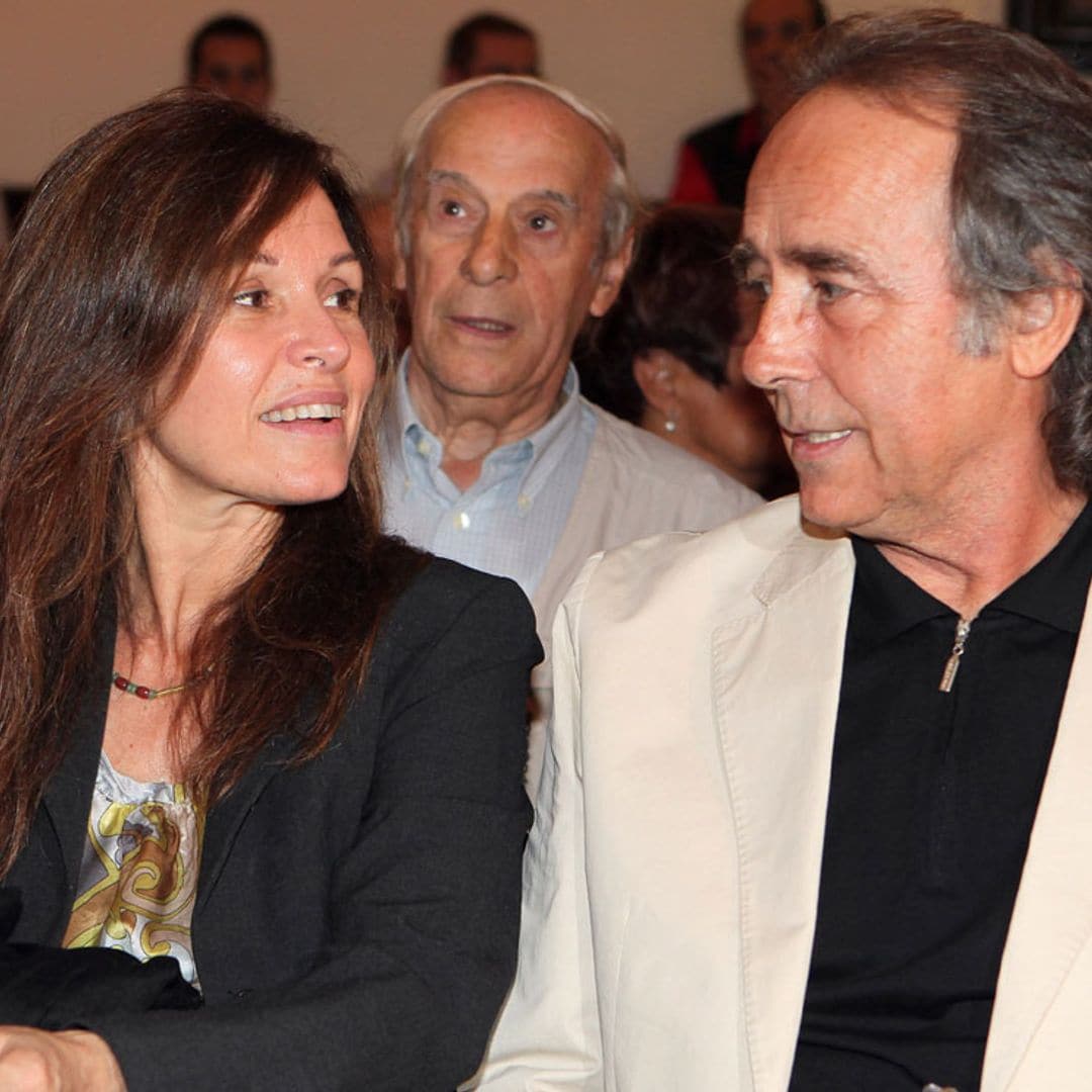 Serrat y su vida más allá de los escenarios junto a su mujer, Candela Tiffon, y sus hijos