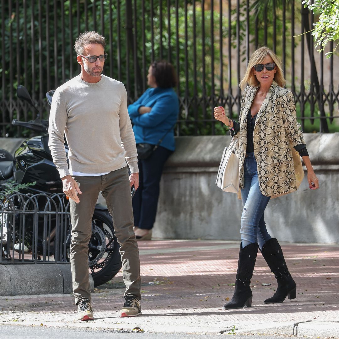 Lara Dibildos and Álvaro Muñoz Escassi in Madrid September 26, 2024