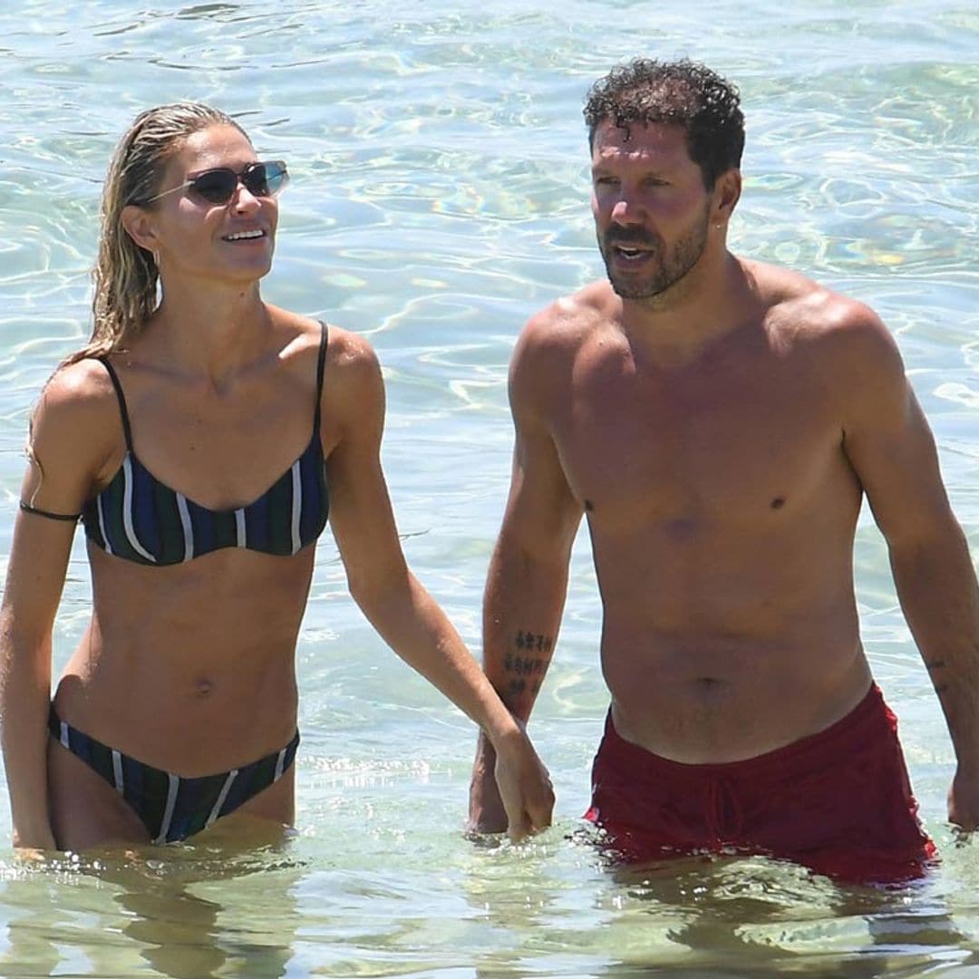 Carla Pereyra y Simeone presumen de amor y 'cuerpo 10'