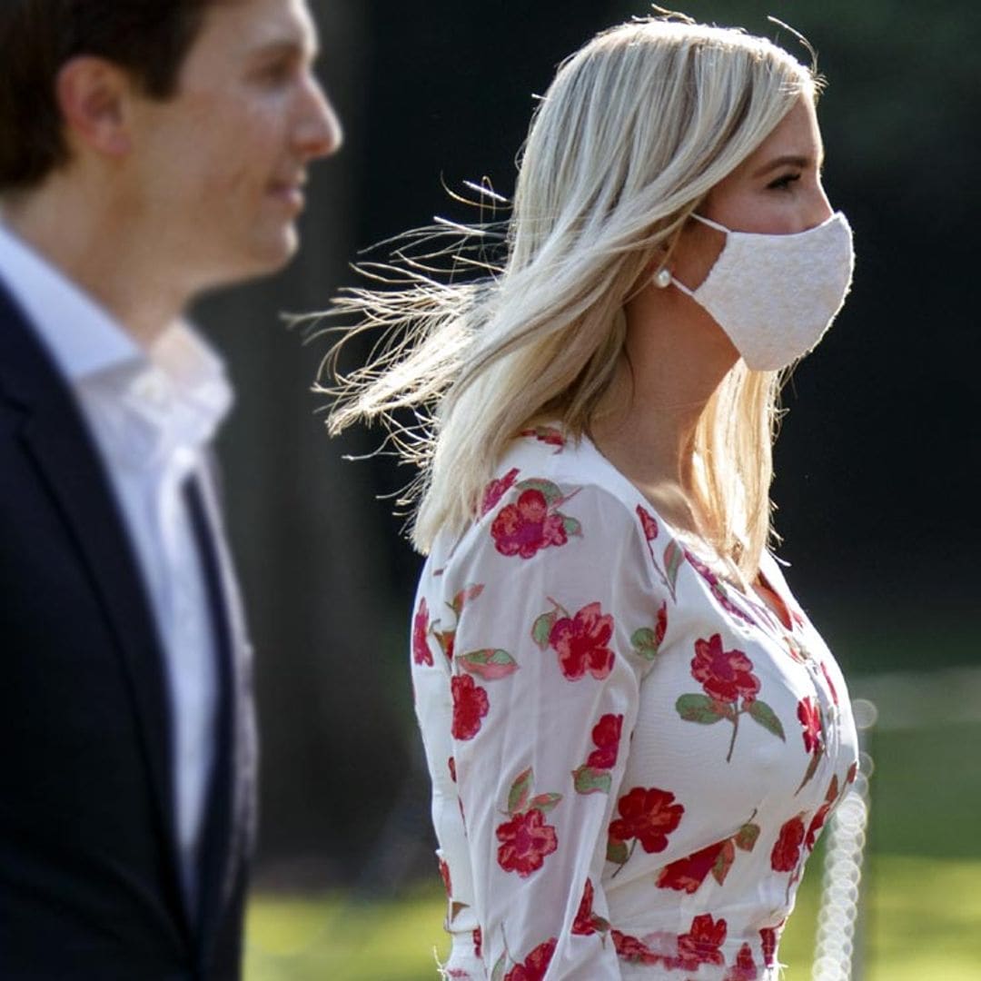 Ivanka Trump actualiza su vestido de flores con efecto cintura de avispa (y aun más rebajado)