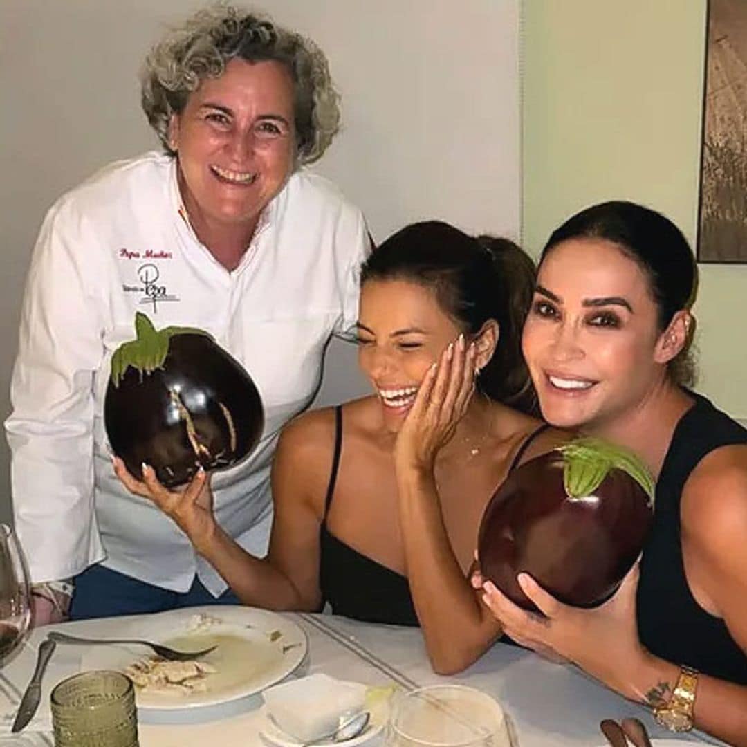 La divertida cena de Vicky Martín Berrocal y Eva Longoria ¡sin parar de reír!