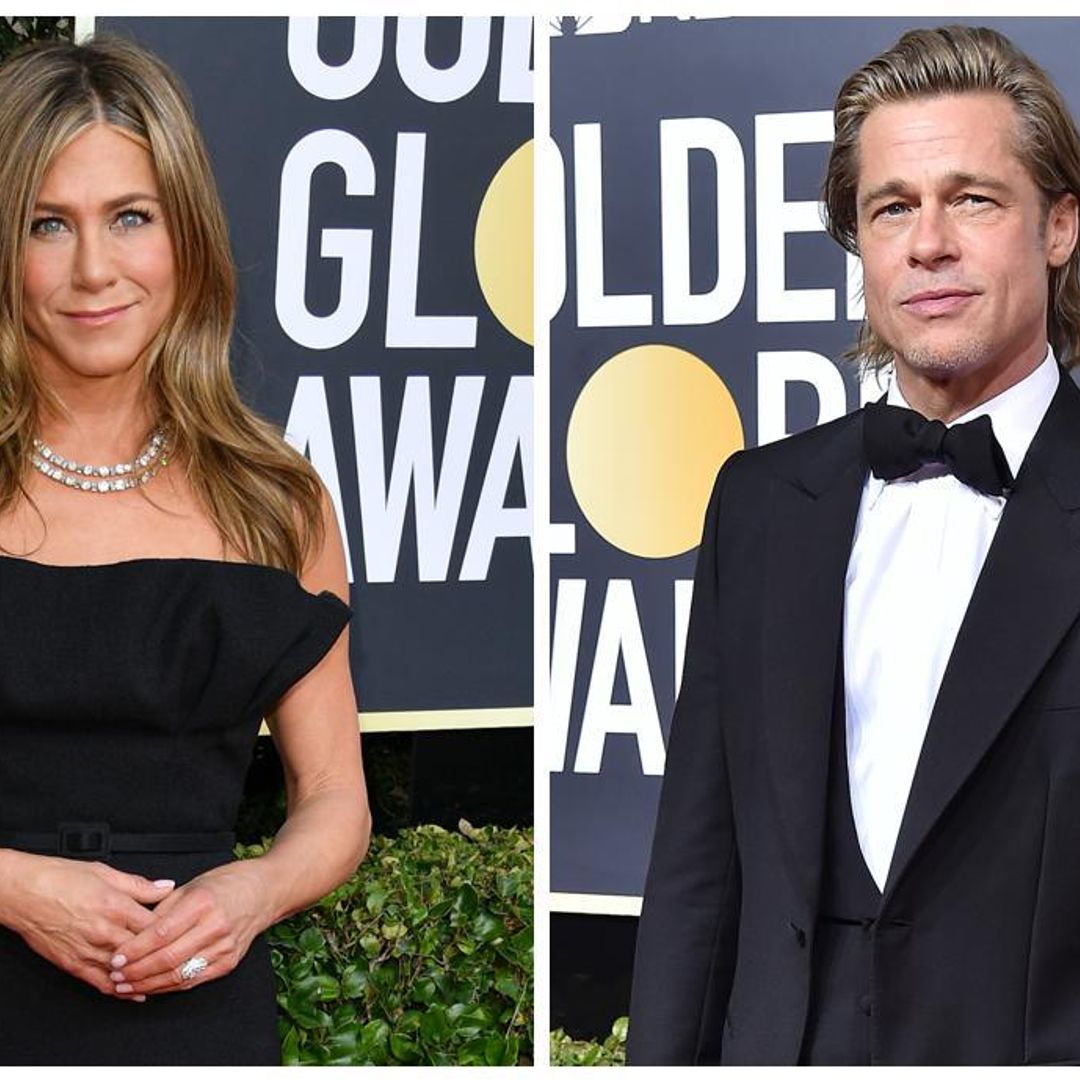 Así fue el esperado reencuentro de Jennifer Aniston y Brad Pitt en los Golden Globes 2020