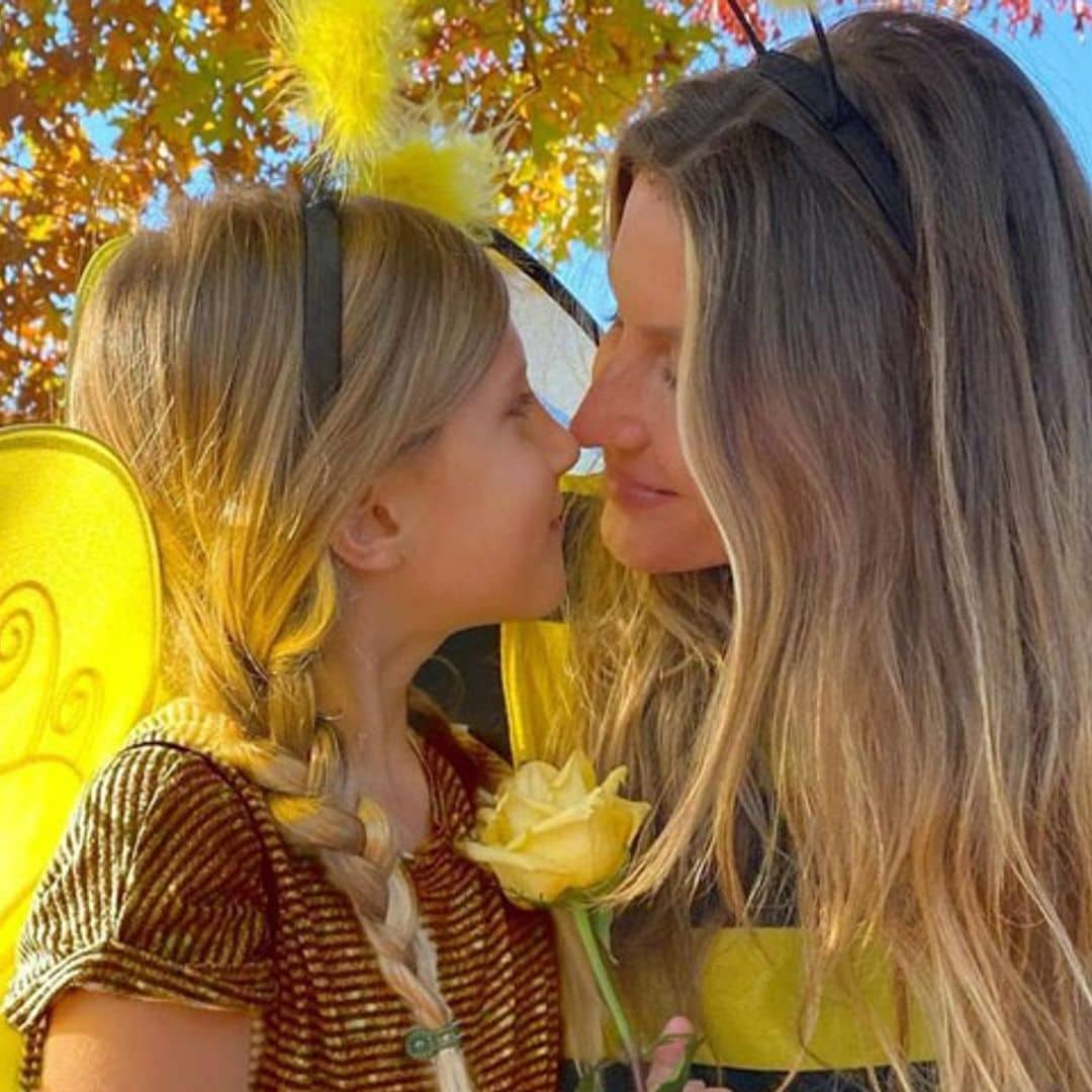 La hija de Gisele Bündchen triunfa en redes imitando a la 'top' hace 20 años