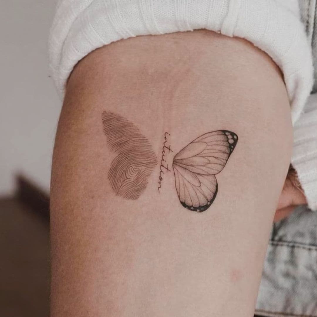 Tatuaje de mariposa minimalista: 15 diseños llenos de significado