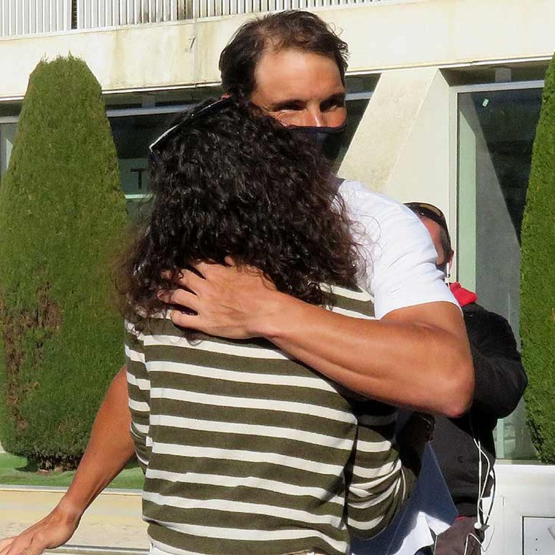 El emocionante encuentro de Rafa Nadal con su mujer tras su épica victoria en Australia