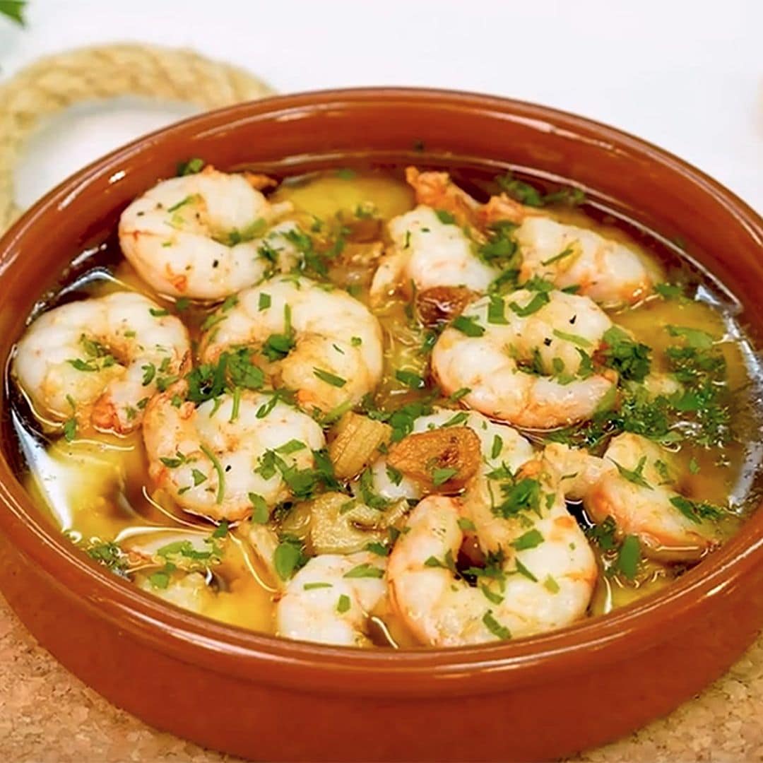 Cómo hacer gambas al ajillo: receta especial para Navidad