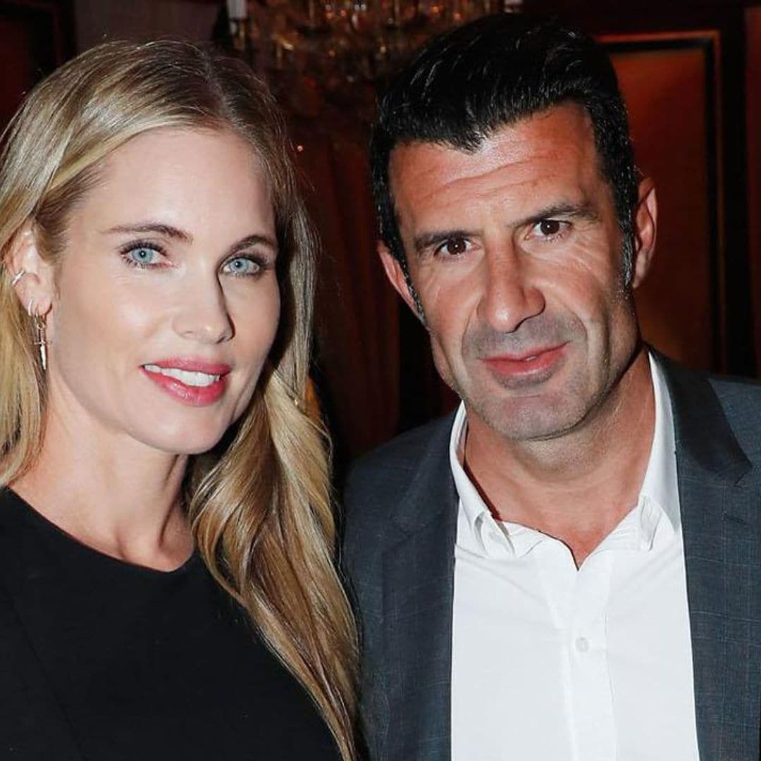 Luis Figo y Helen Svedin, las imágenes del reencuentro familiar tras su crisis matrimonial