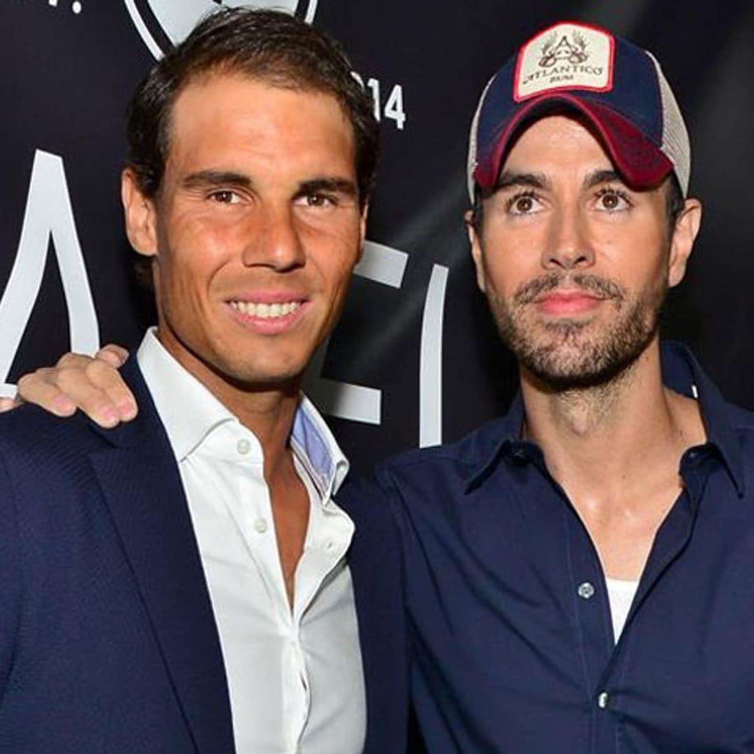 ¿Qué hacían juntos Enrique Iglesias y Rafa Nadal en Miami?