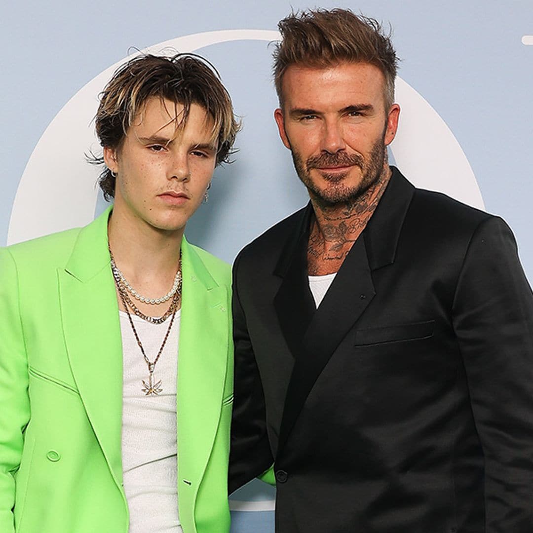 Cruz y David Beckham, un decorado de ensueño... los mejores momentos del desfile de Dior