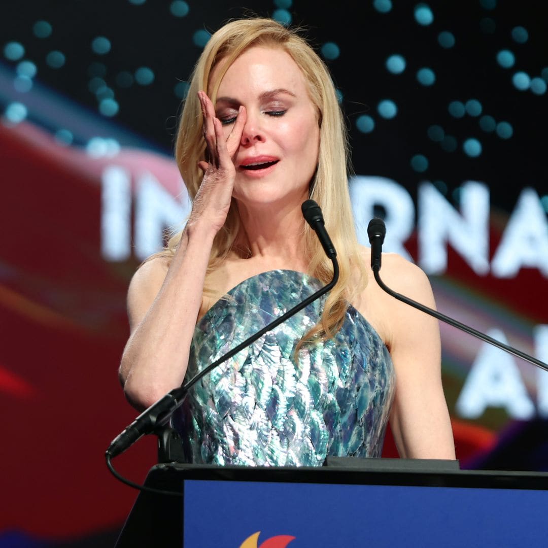 Las lágrimas de Nicole Kidman durante la gala al recordar a su madre, recientemente fallecida