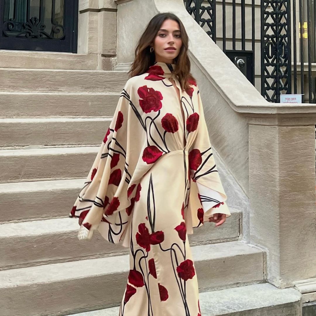 Rocío Crusset, una invitada impecable en Nueva York con su original vestido de flores