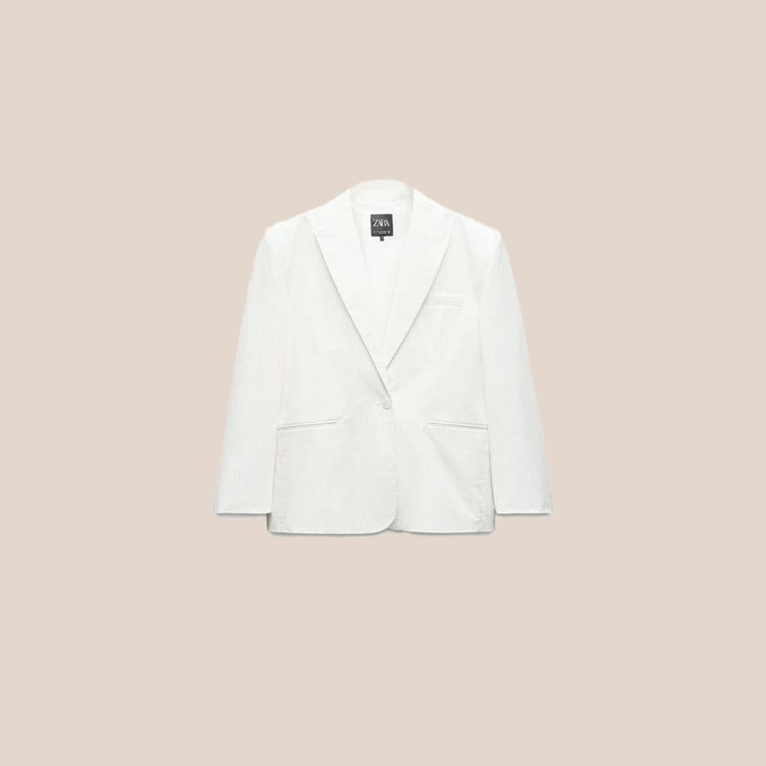 blazer oversize blanca