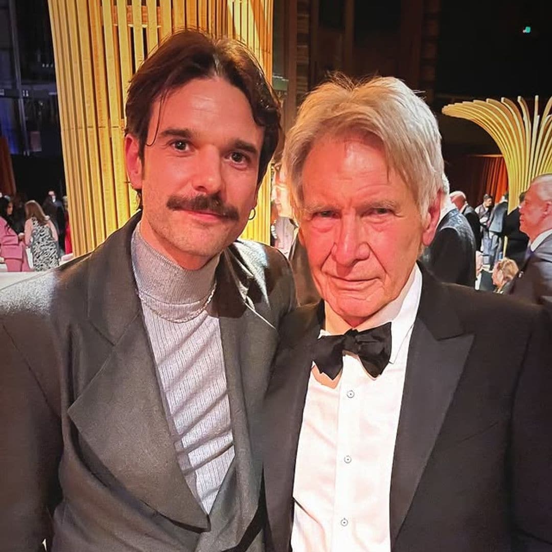 Jon Arias con Harrison Ford