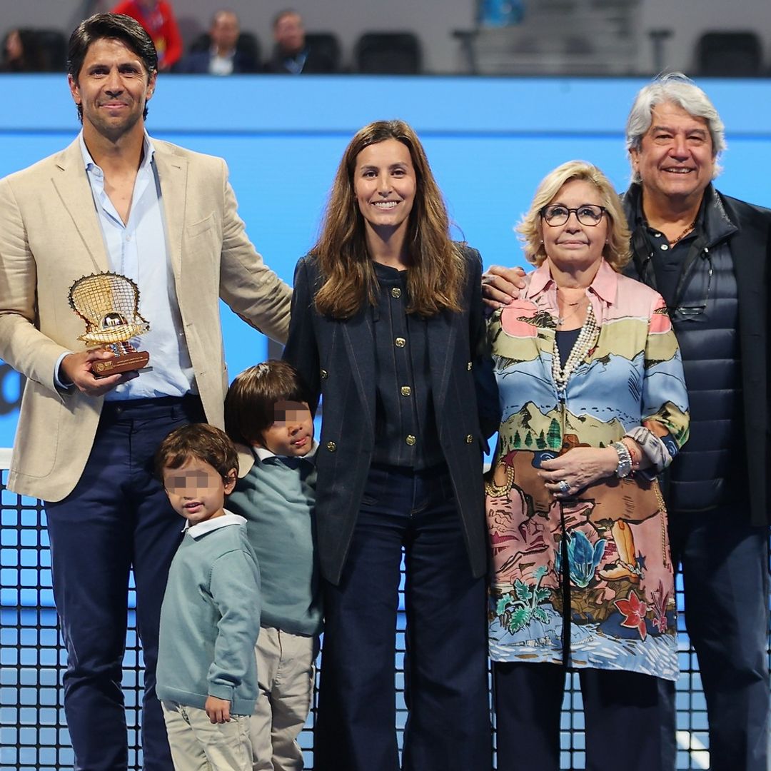 La emotiva retirada de Fernando Verdasco en Doha, arropado por Ana Boyer y sus dos hijos mayores