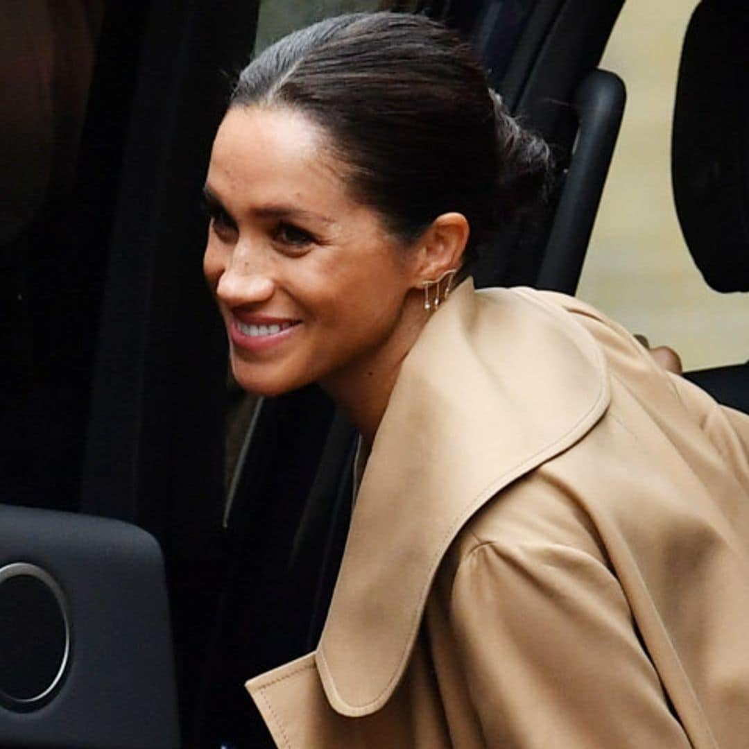 Meghan Markle supera con nota su primer look premamá del año