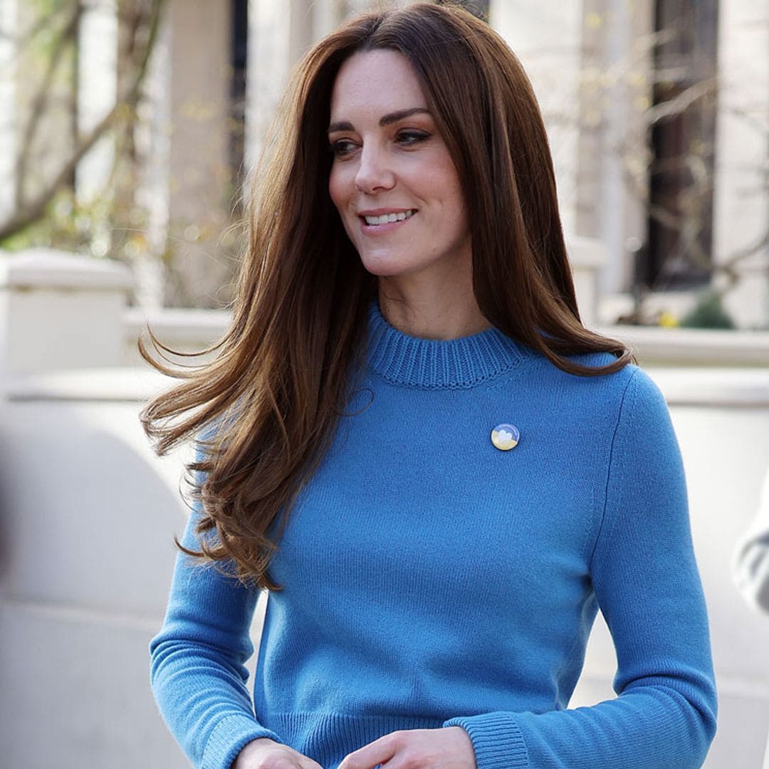 Kate Middleton sigue los pasos de doña Letizia y manda un claro mensaje con su último look