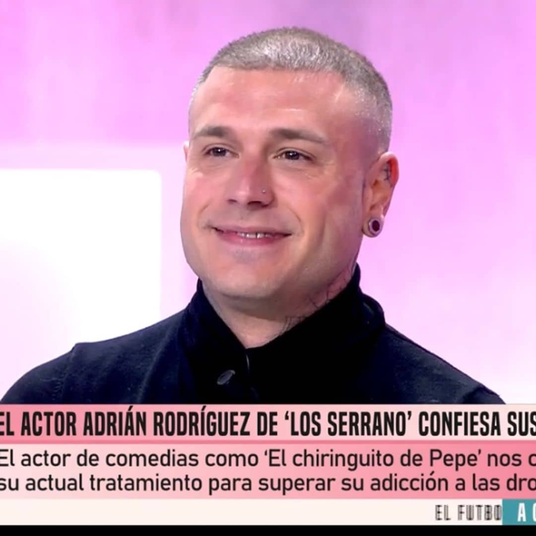 Adrián Rodríguez, de 'Los Serrano', en tratamiento por adicción: 'Se me iba la cabeza'