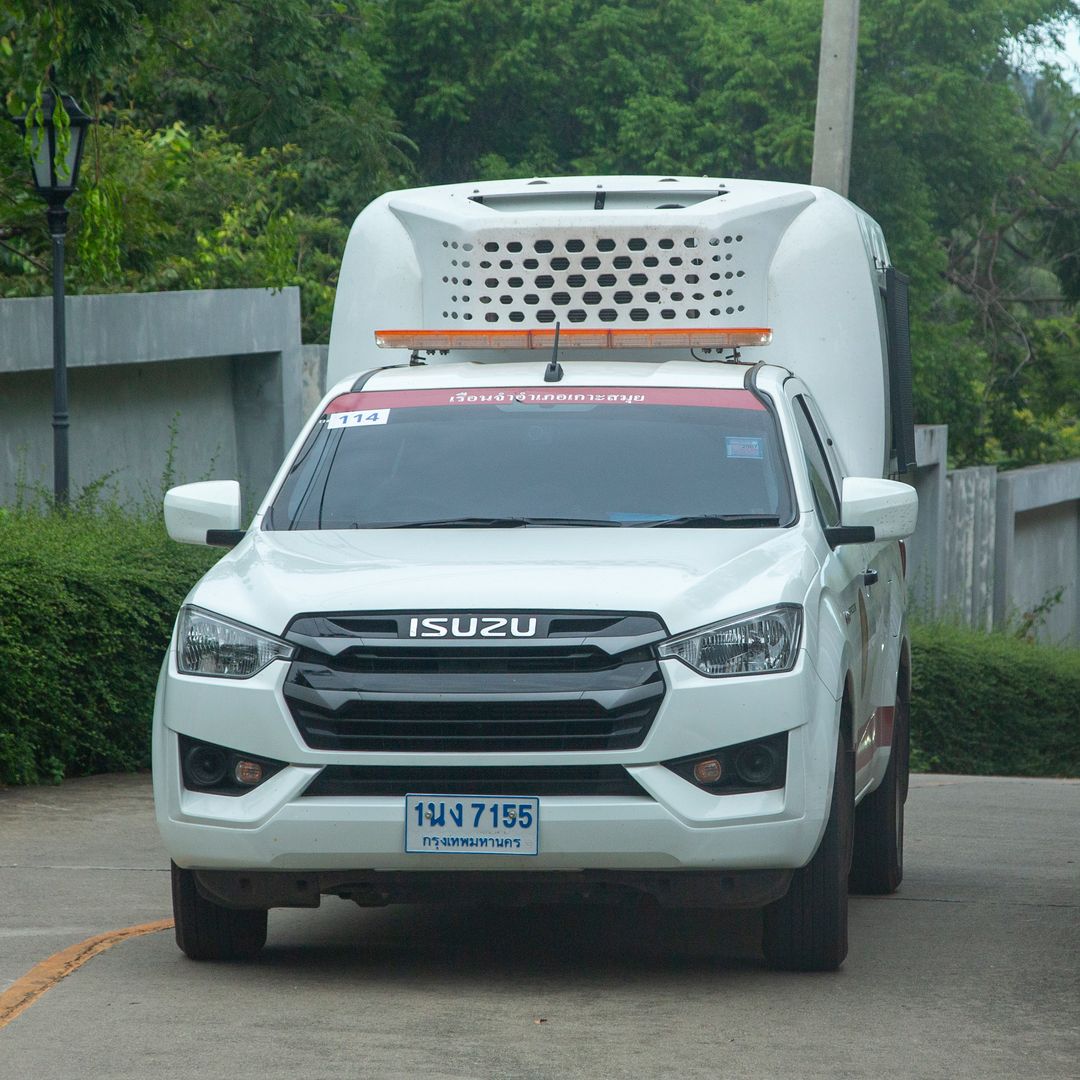 Daniel Sancho en un furgón policial. 29 de agosto de 2024 en Tailandia