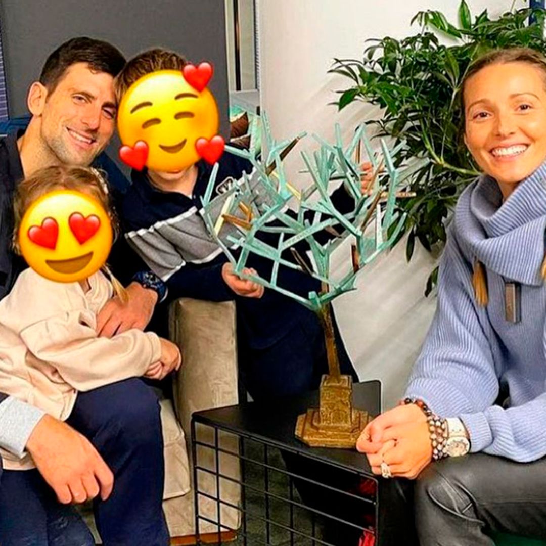 Jelena y sus dos hijos: el principal apoyo de Novak Djokovic tras ser deportado en Australia