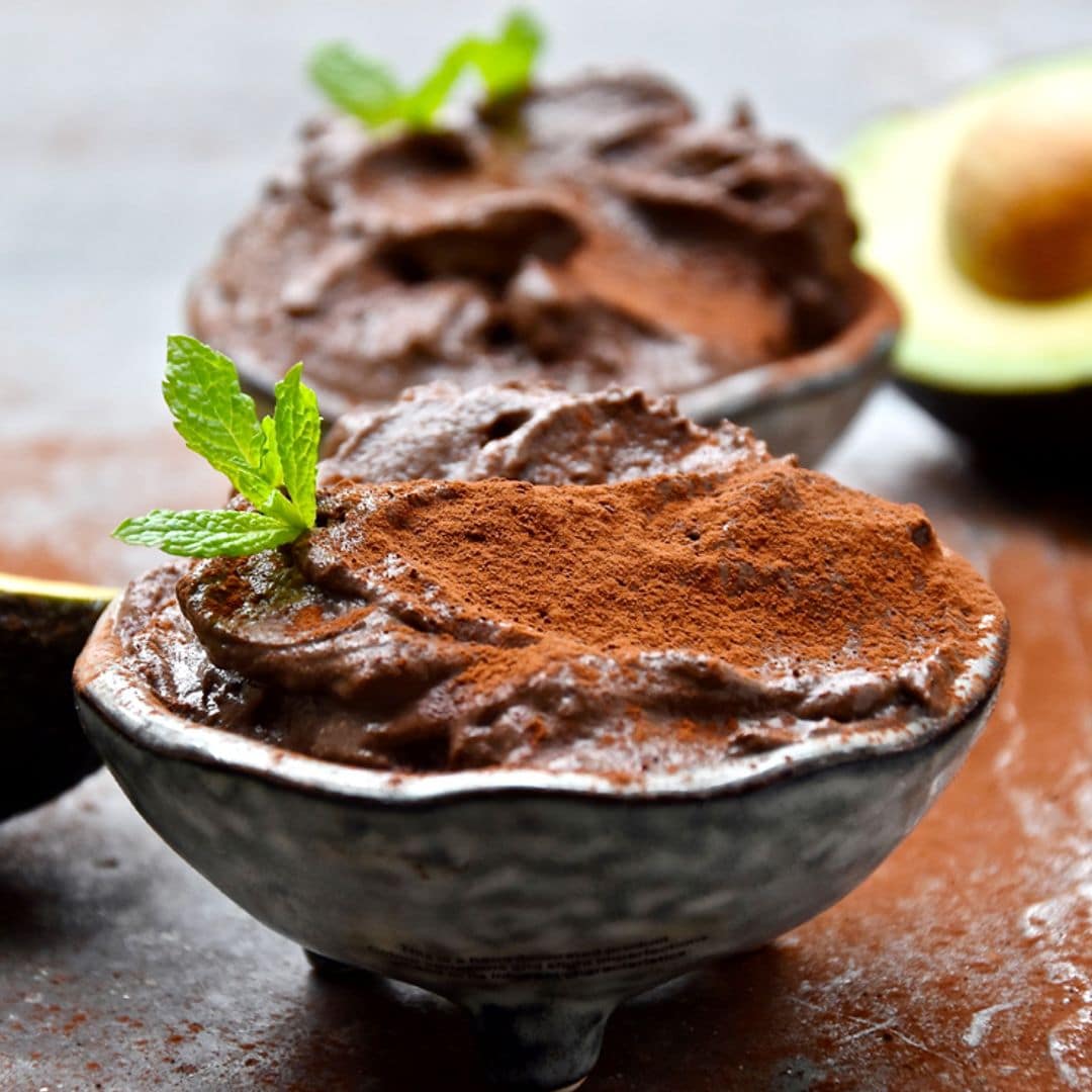 Postre de aguacate y cacao