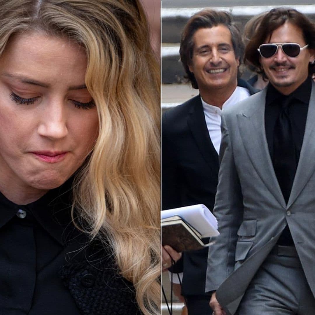 Las lágrimas de Amber Heard en el final del juicio de Johnny Depp