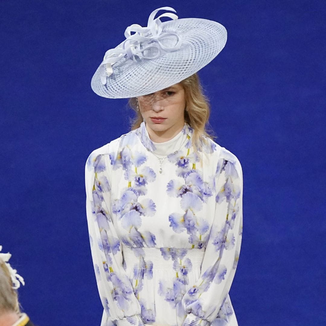 El gran cambio de Lady Louise Windsor con su vestido floral inspirado en el 'glamour' de los 70