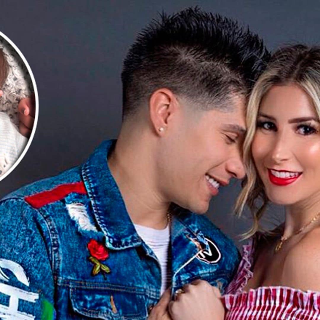 Chyno Miranda y su esposa, Tashie, publican la foto más tierna de Lucca, su bebé