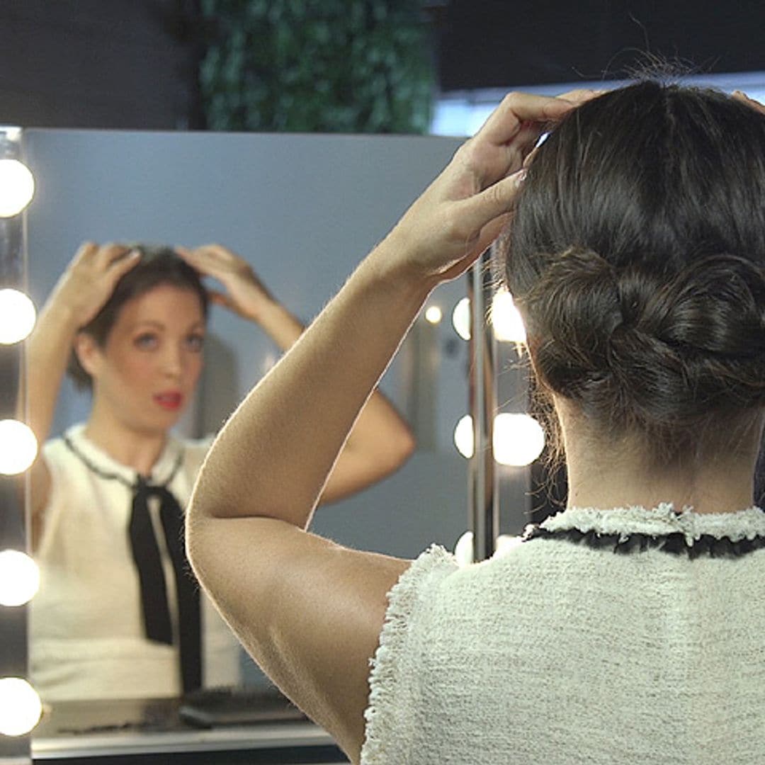 Peinado para Navidad: un recogido con trenzas ¡muy fácil!