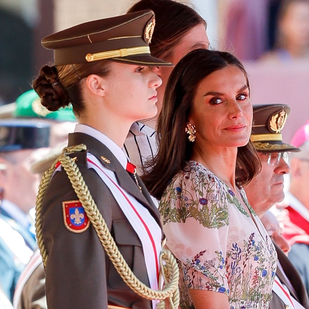 Princesa Leonor y reina Letizia en Zaragoza