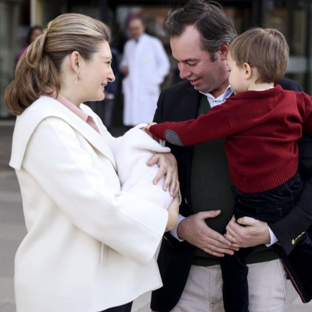 Guillermo y Stéphanie de Luxemburgo ya están en casa con su recién nacido