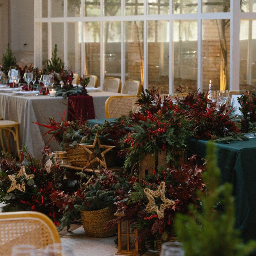 Bodas que nos inspiran: la decoración navideña del enlace de María y Julio en Valencia