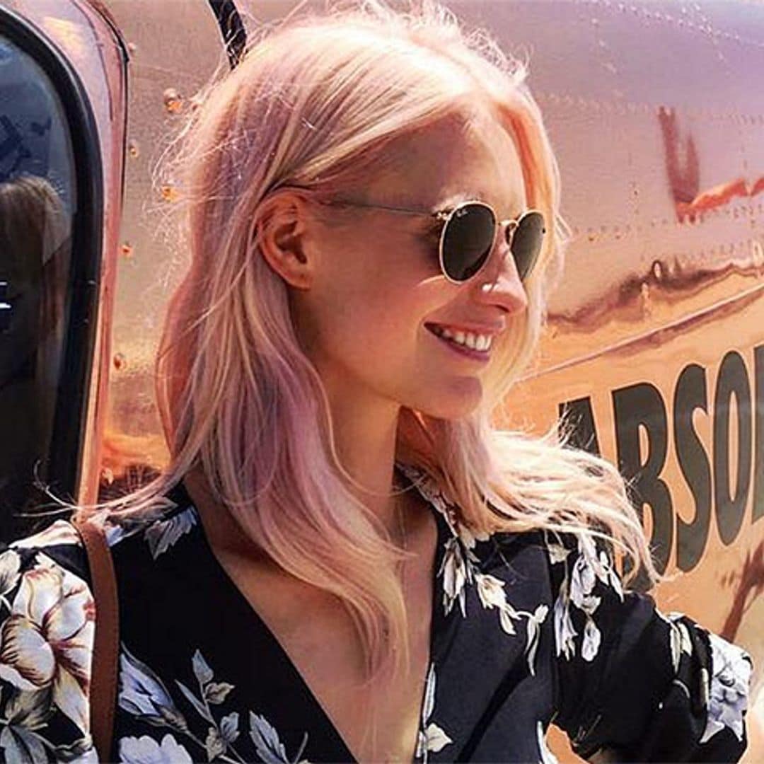 Poppy Delevingne, la última en sumarse a la 'pink obsession'