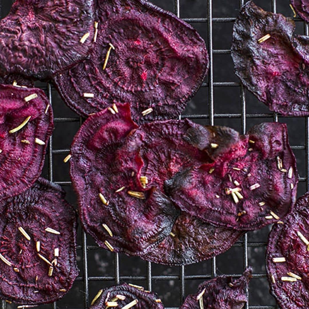 Chips de remolacha al horno