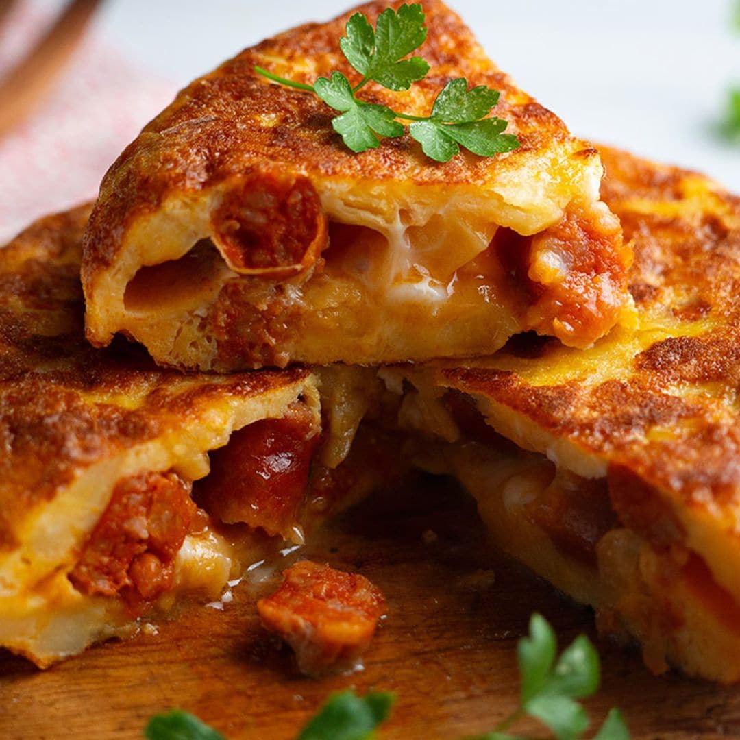 Tortilla de patata con chistorra