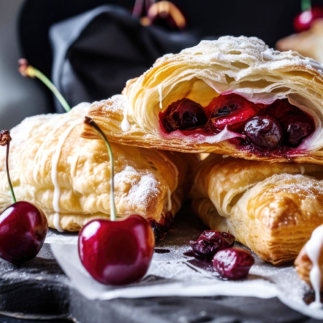 Empanadas de cereza: sencillas y adictivas, ¿conoces las ‘Cherry turnovers’?