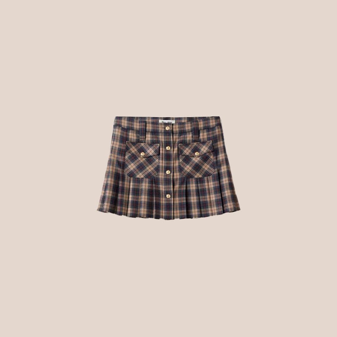 minifalda tartan