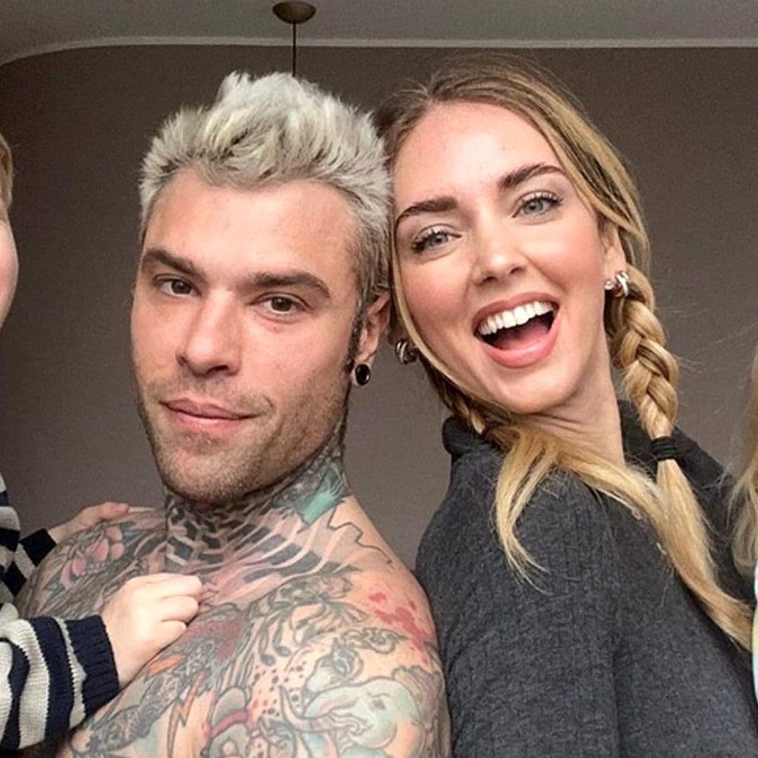 Los hijos de Chiara Ferragni y Fedez arrasan con sus adorables disfraces homenajeando a Isabel II