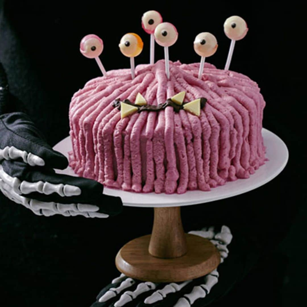 Tarta monstruo rosa