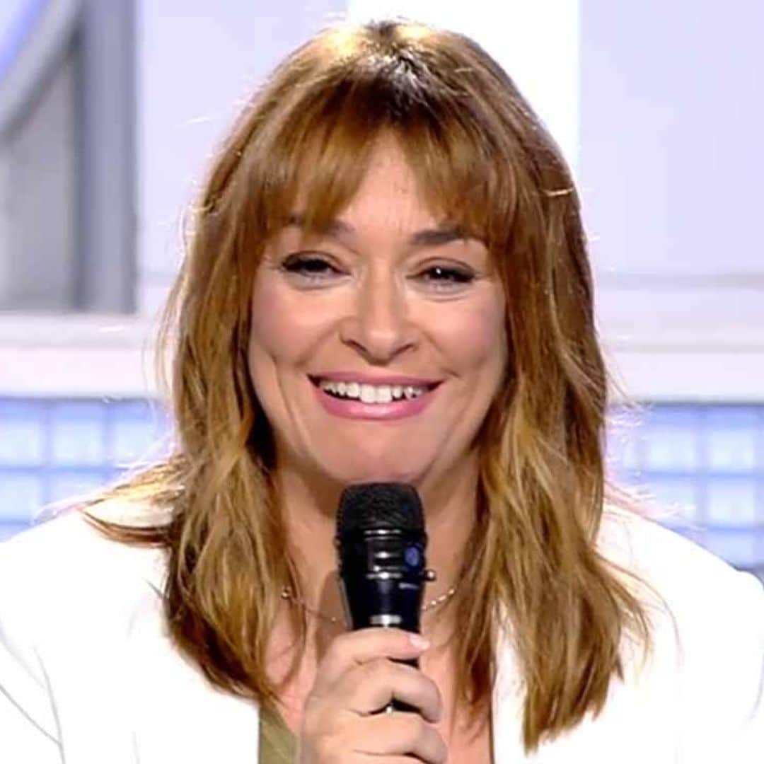 Toñi Moreno regresa a la tele, un mes y medio después de ser mamá: '¡Qué ganas tenía de veros!'