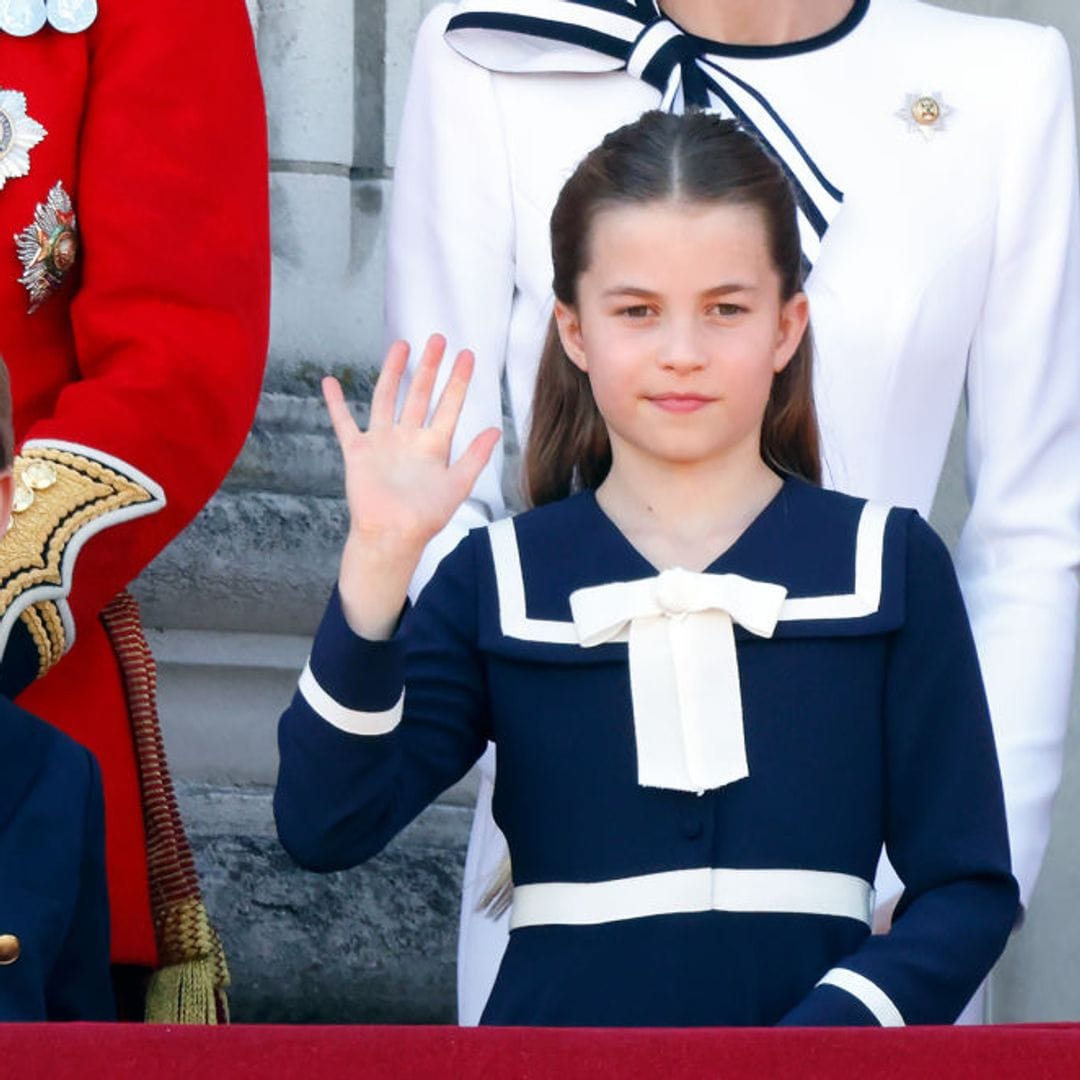El guiño de la princesa Charlotte a su abuela, la princesa Diana, con su look en el Trooping the Colour