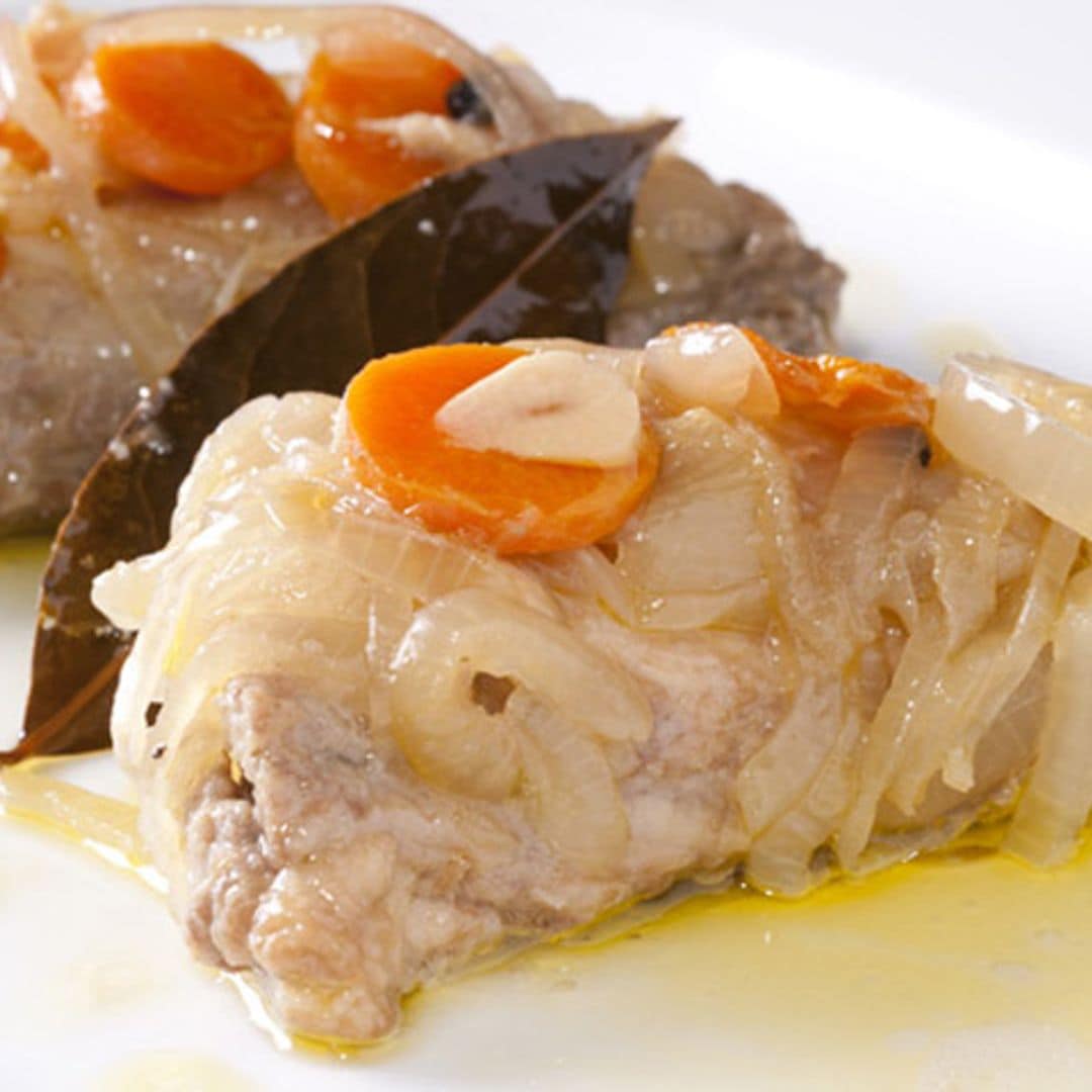 Ventresca de atún en escabeche