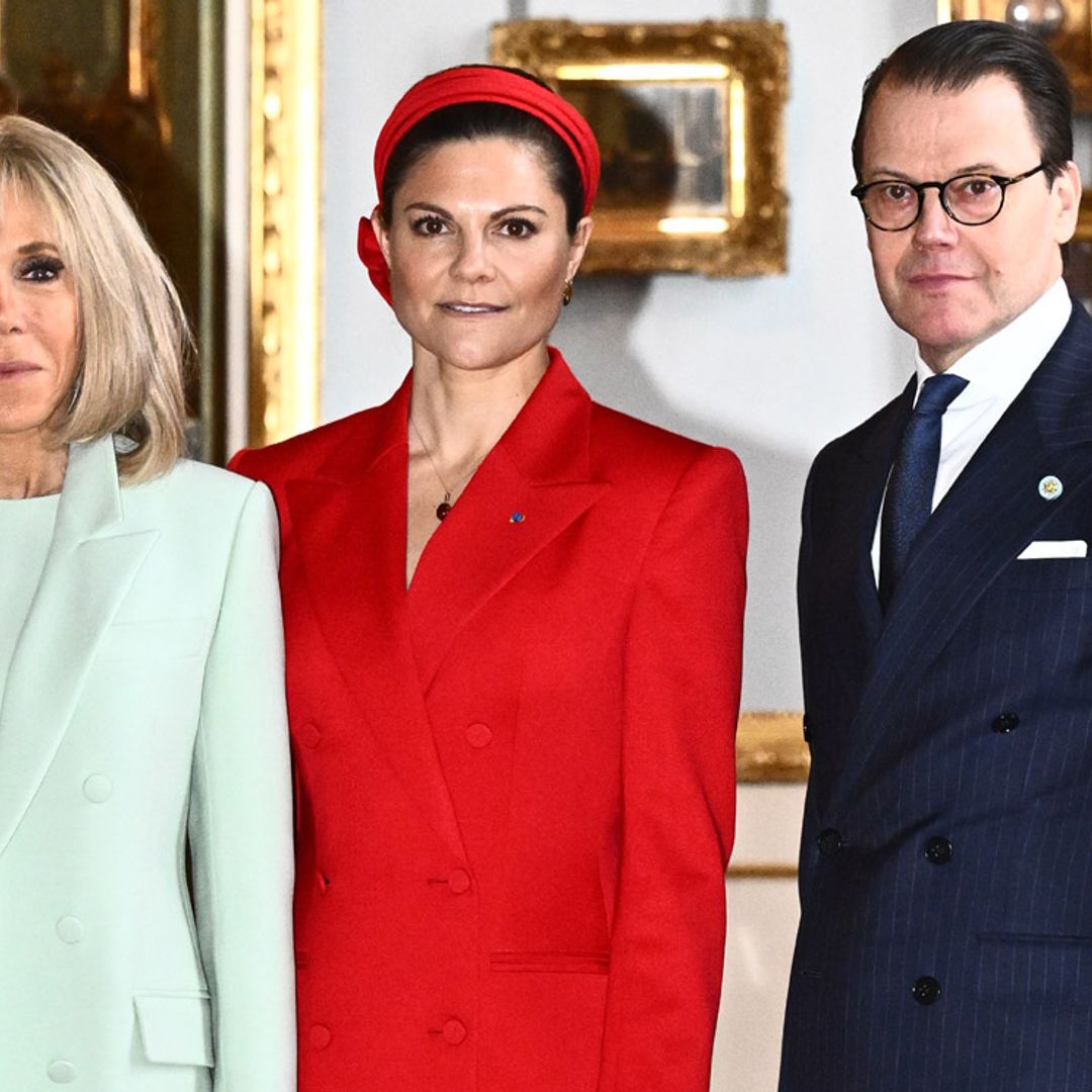 Victoria y Sofia de Suecia, dos estilos con personalidad en su cita con Brigitte Macron