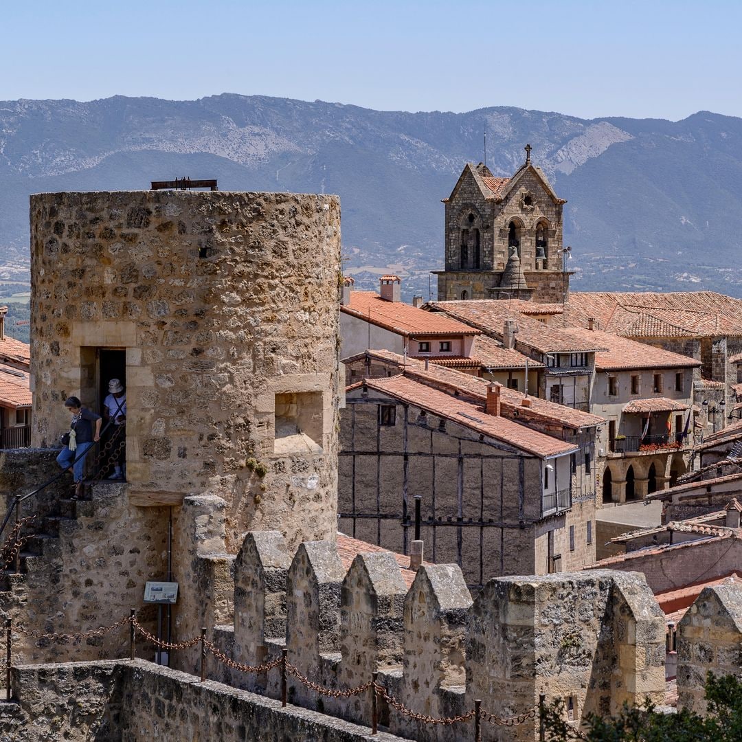 Panorámica de Frias y el castillo, Burgos