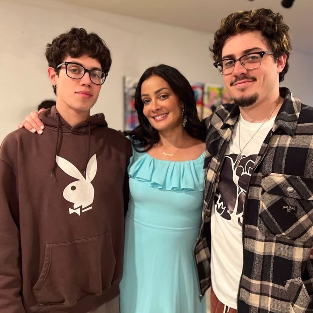 Dayanara Torres y sus hijos Ryan y Christian