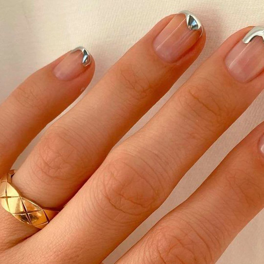 chrome nails tendencia manicura
