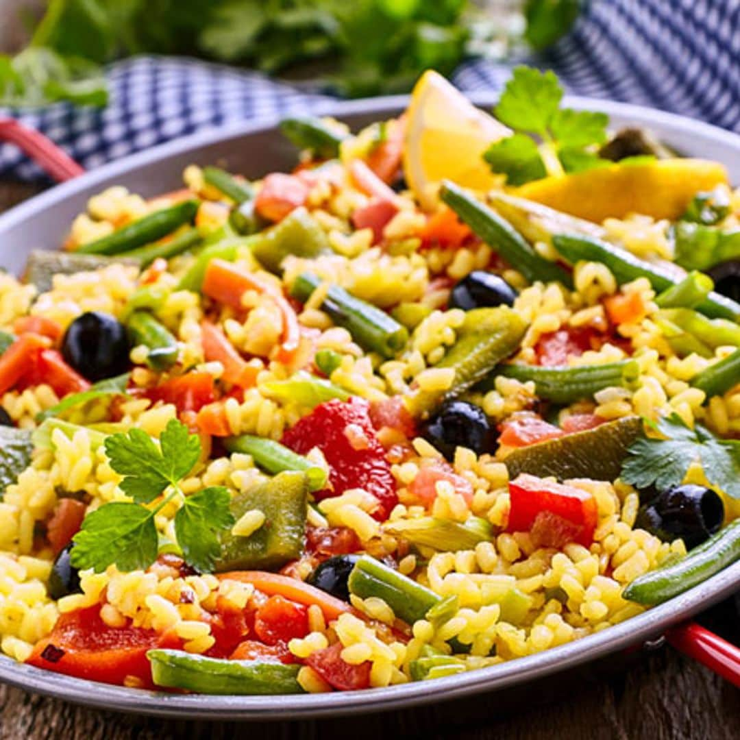 Paella vegetal