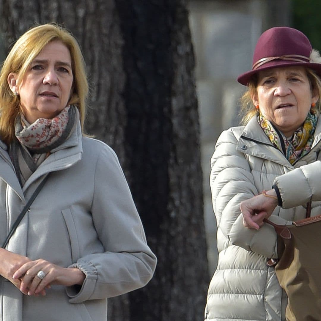 Casa Real se desvincula de la vacunación de las infantas Elena y Cristina