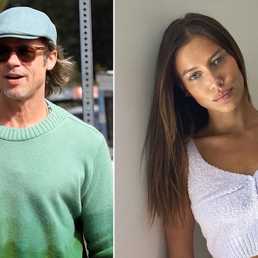 Brad Pitt, de vacaciones en Francia con la modelo alemana Nicole Poturalski, de 27 años