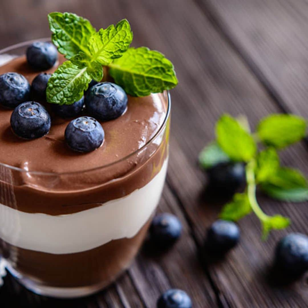 Mousse de chocolate y mascarpone